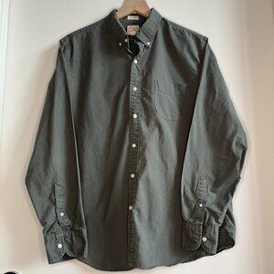 J. Crew Classic Broken-In Oxford in Green